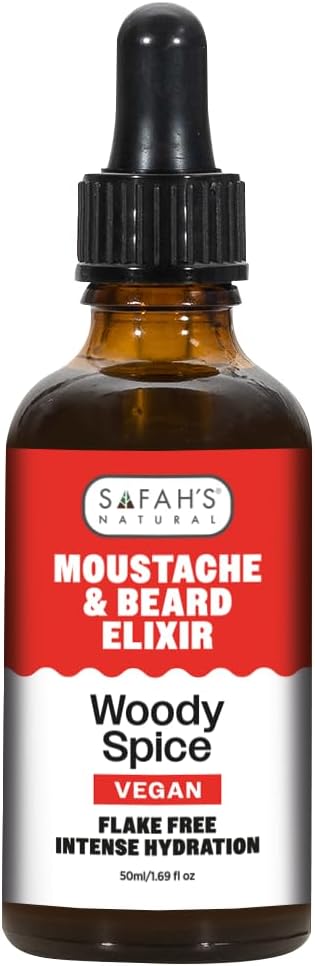 Safahs Natural Beard Elixir Woody Spice 50ml
