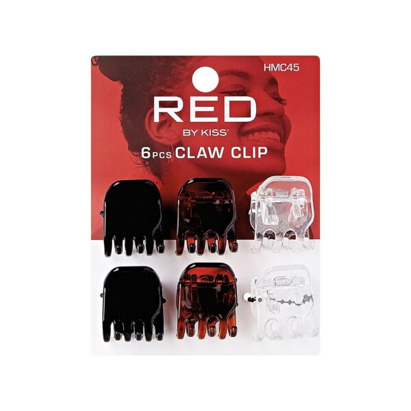 Red by Kiss Claw Clips 6pc HMC45