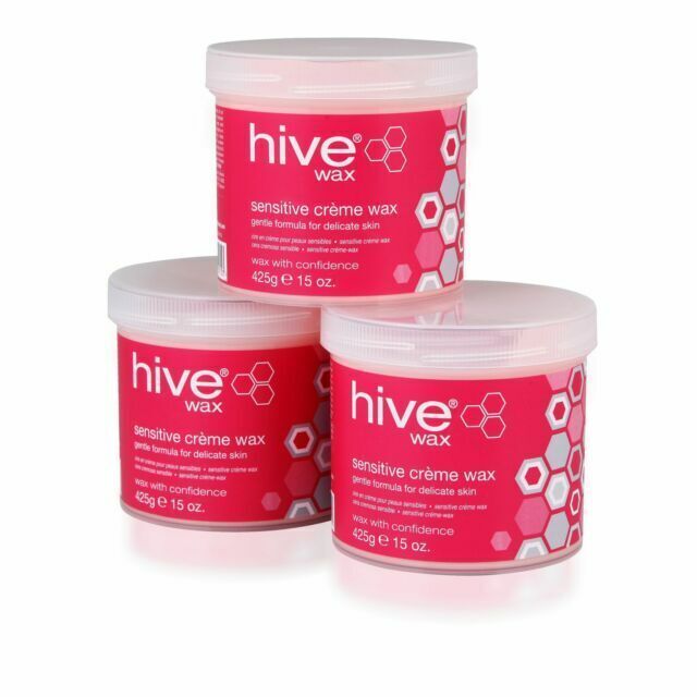 Hive Wax Sensitive Creme Wax 425g 3 Pack