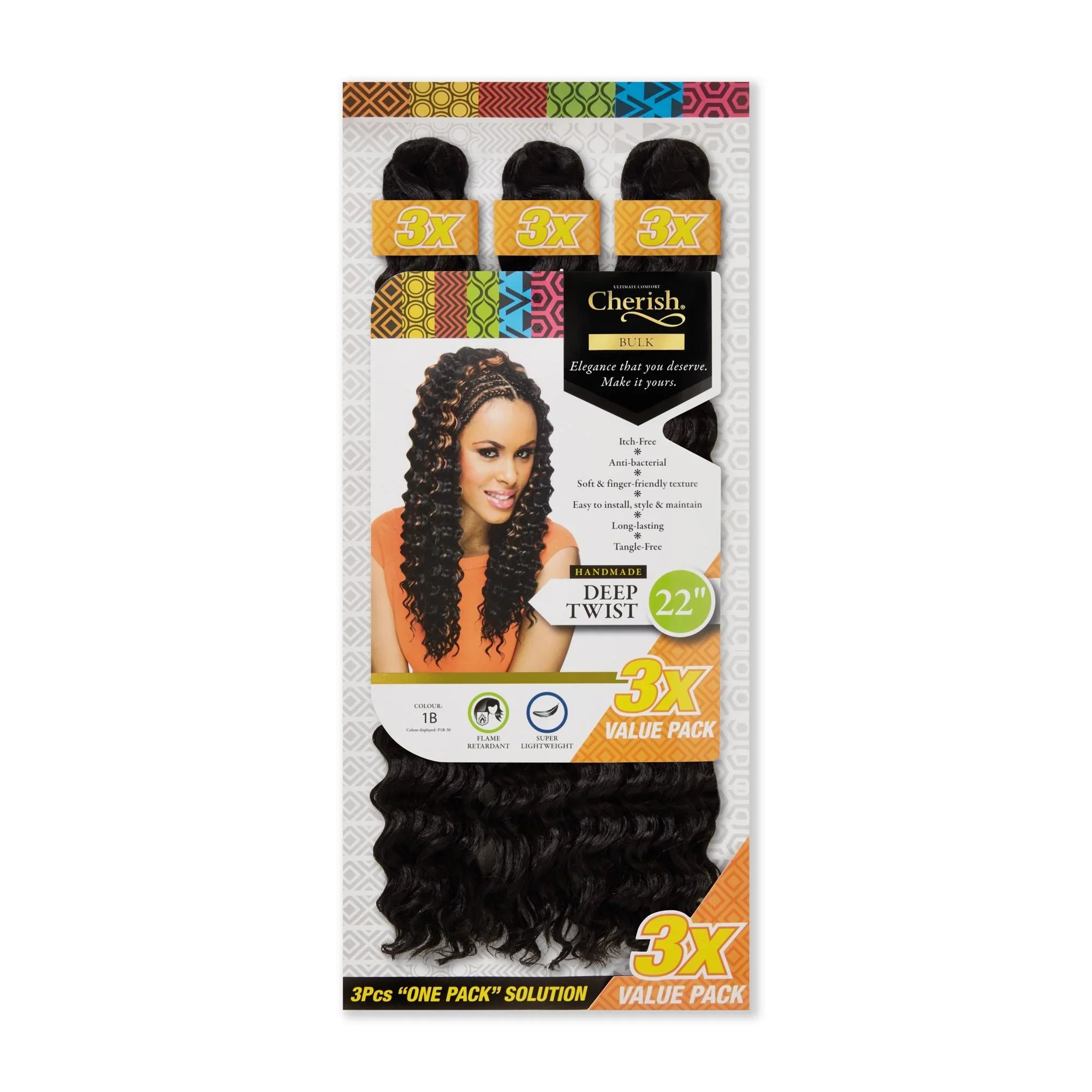 Cherish Deep Twist Bulk 22in 3x Value Pack