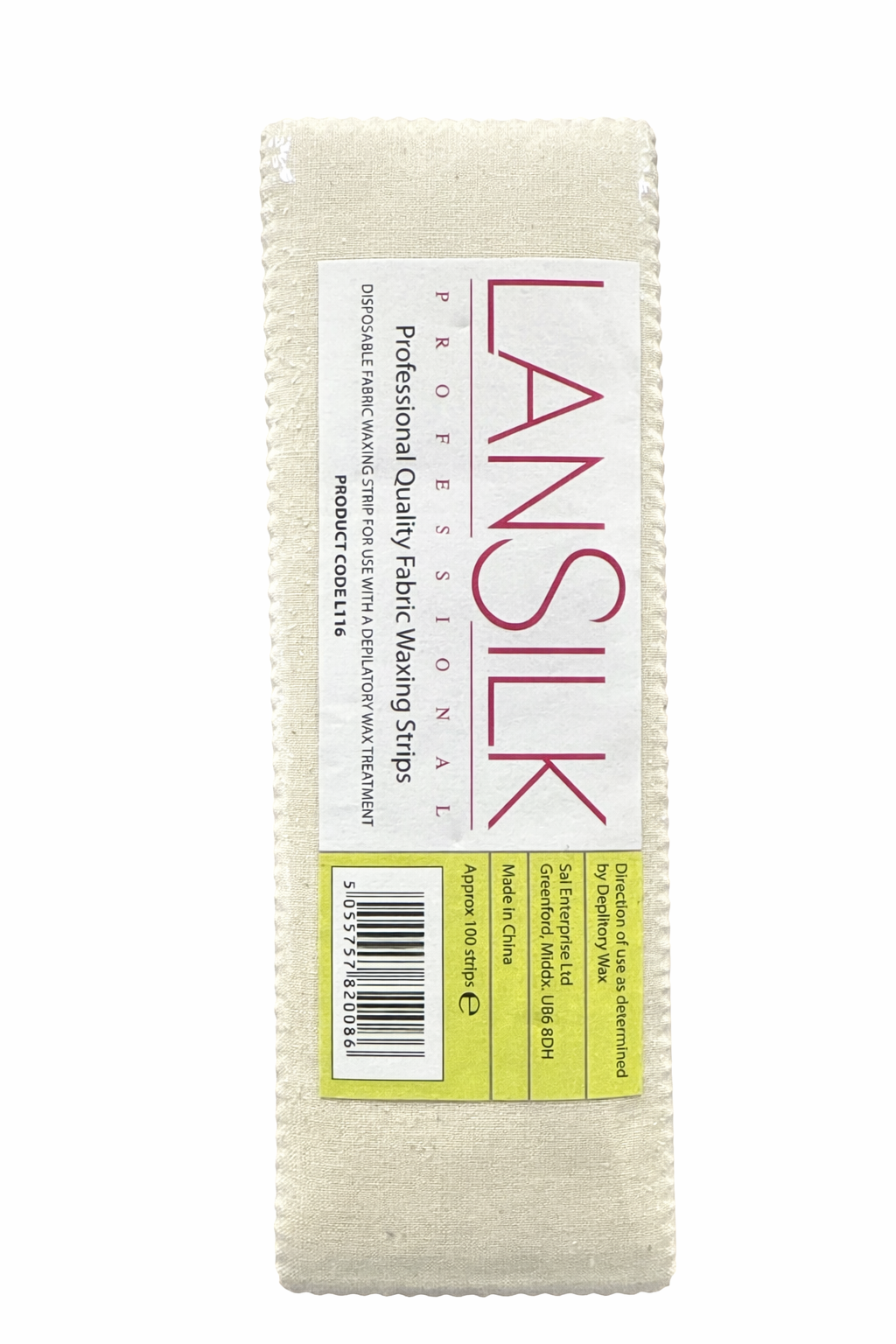 Lansilk Fabric Waxing Strips 100 Strips