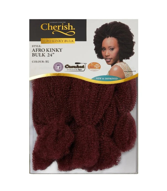 Cherish Afro Kinky Bulk 24in