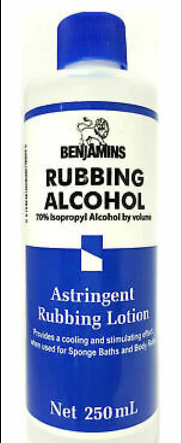 Benjamins Rubbing Alcohol White 250ml