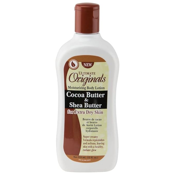 Africa's Best Ultimate Originals Cocoa Butter and Shea Butter Body Lotion 12oz