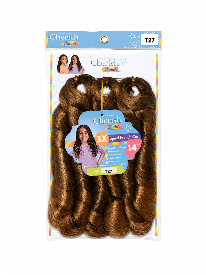 Cherish Junior Kids Spiral French Curl 3 x 14in