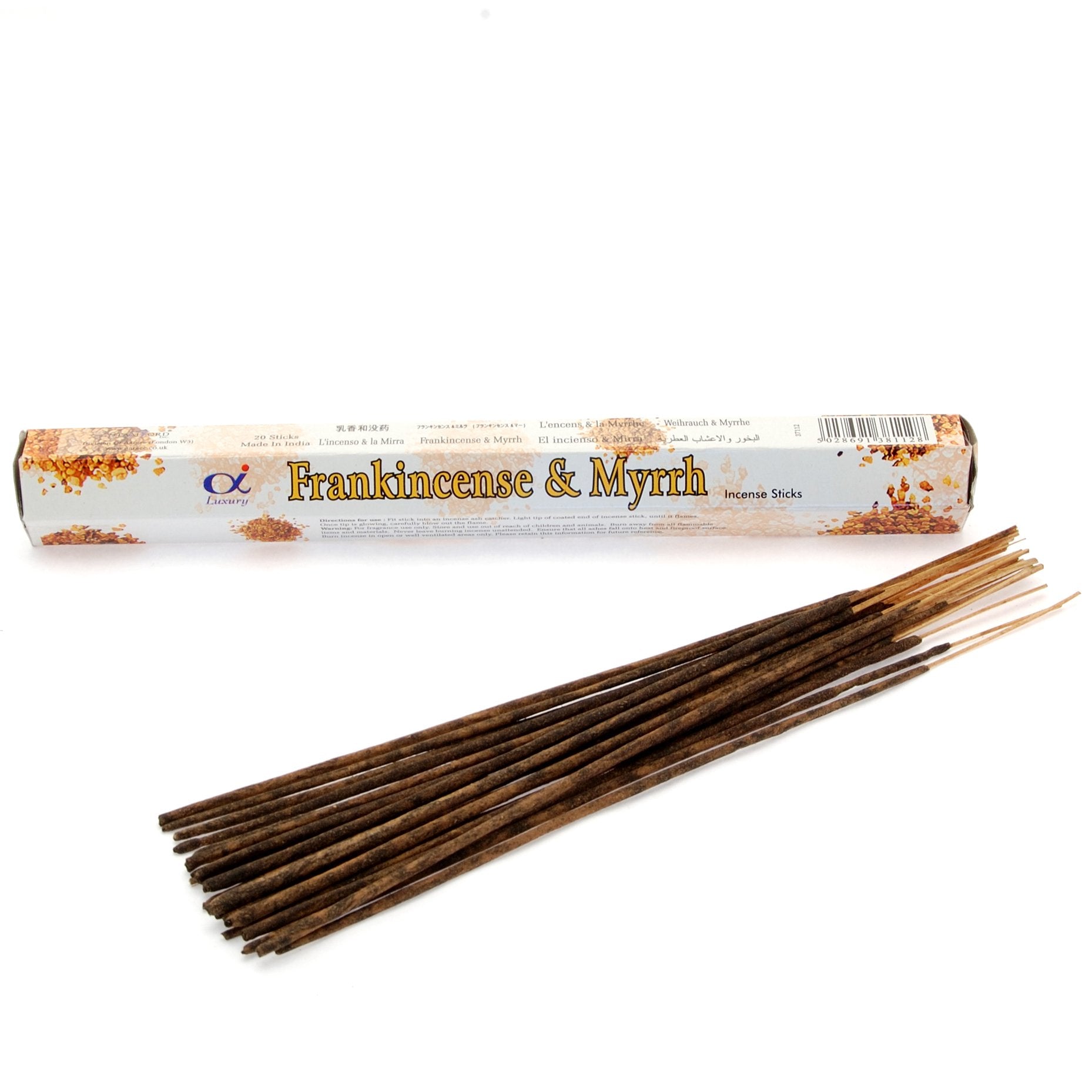 Stamford Incense Sticks Tube - Frankincense Myrrh