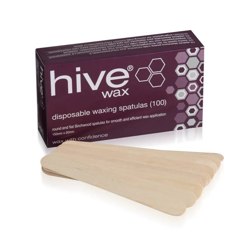 Hive Wax Disposable Waxing Spatulas 100pc