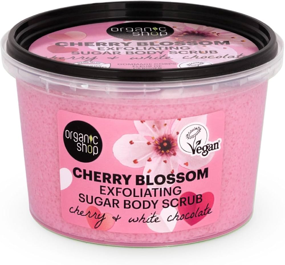 Organic Shop Cherry Blossom Exfoliating Sugar Body Scrub 250ml