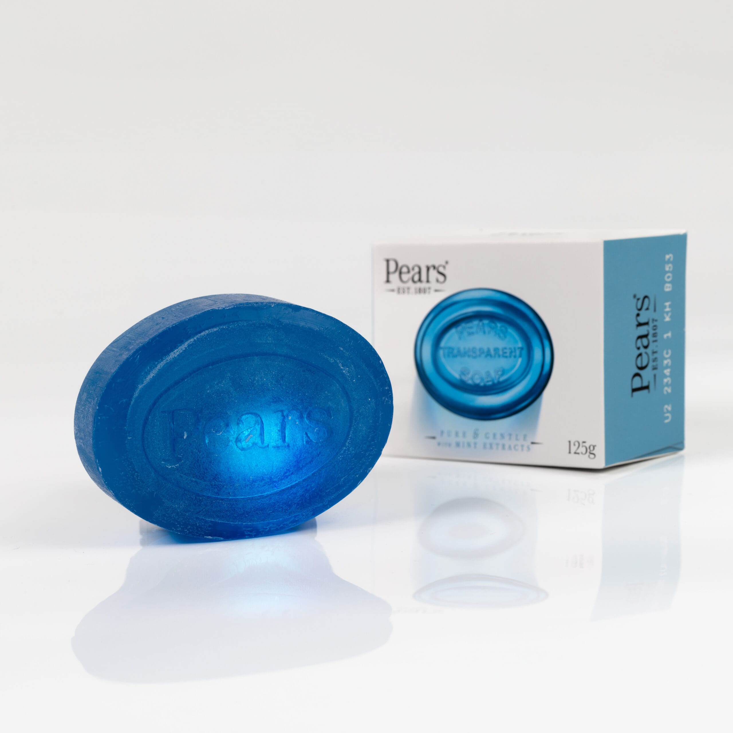 Pears Soap with Mint Blue