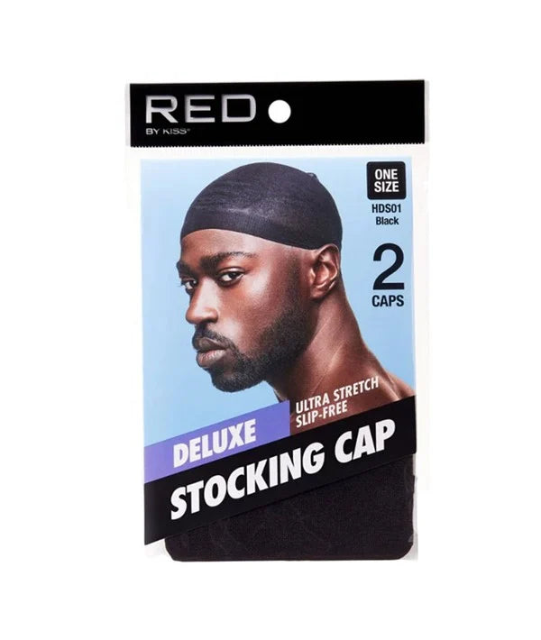 Red by Kiss Deluxe Stocking Cap Black HDS01