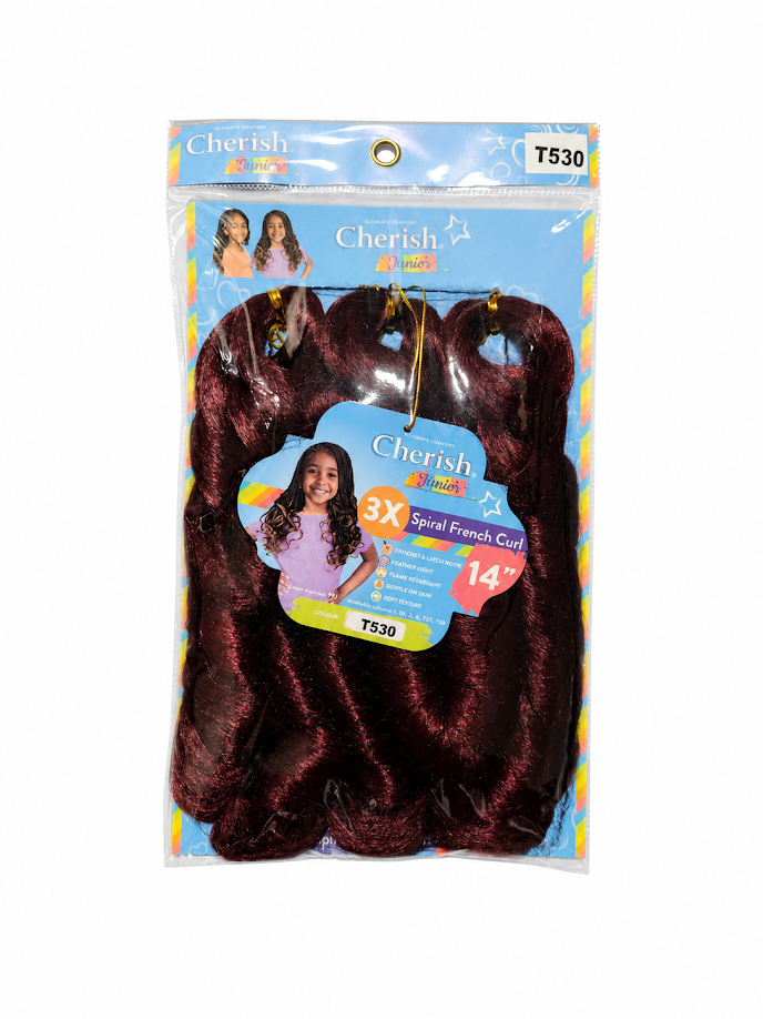 Cherish Junior Kids Spiral French Curl 3 x 14in