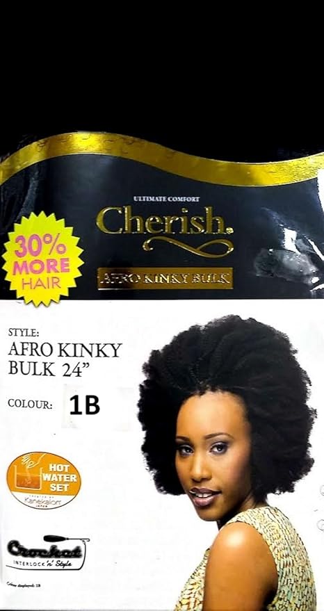 Cherish Afro Kinky Bulk 24in