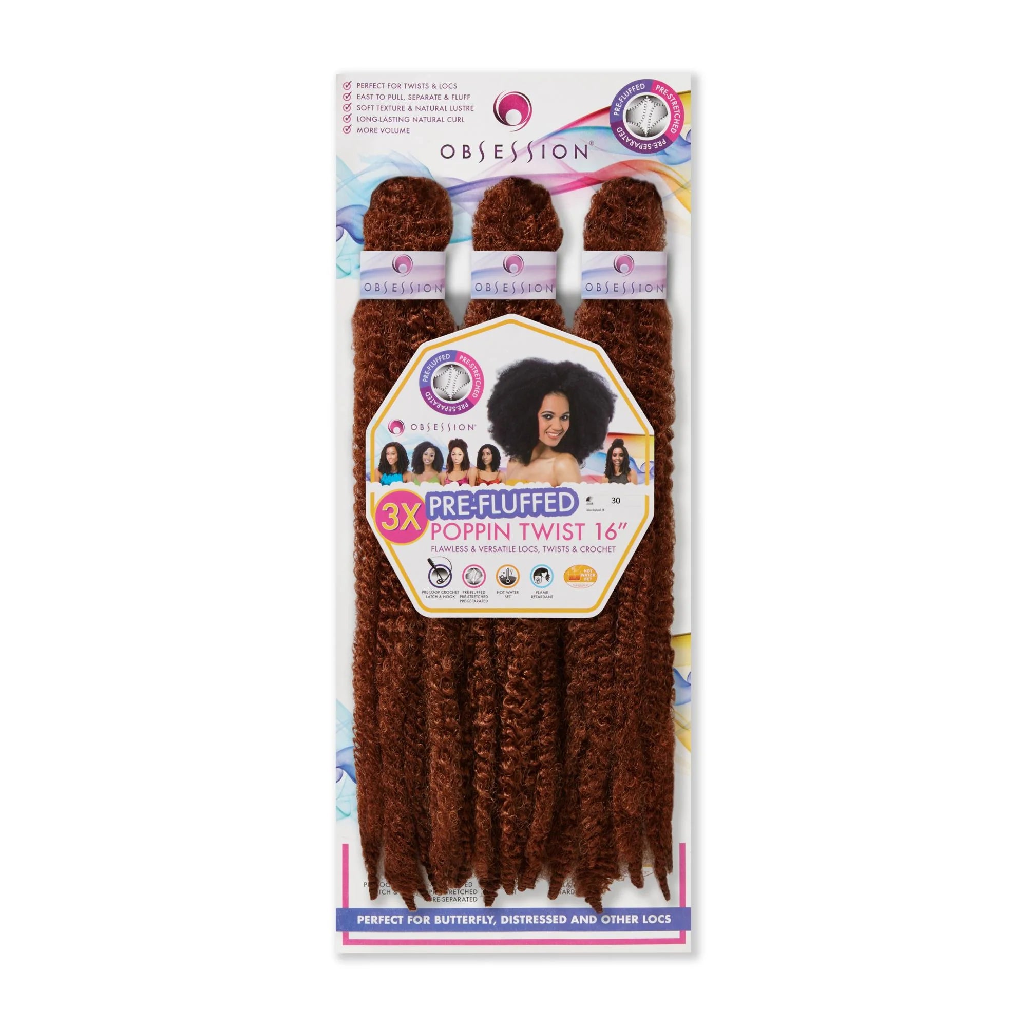 Obsession 3x Poppin Twist Bulk 16in