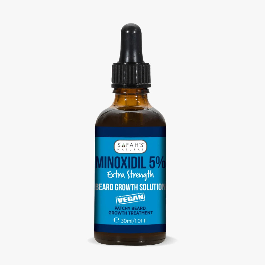 Safahs Natural Minoxidil 5% Extra Strength Beard Growth Solution 30ml