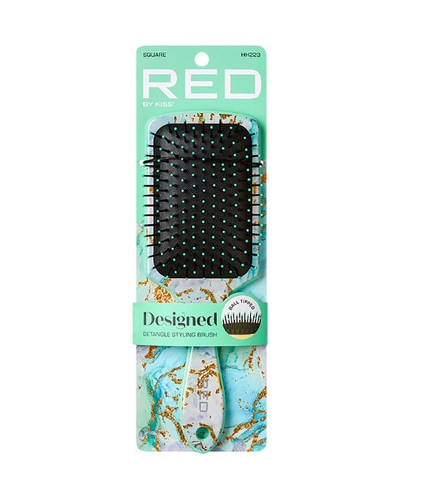 Red by Kiss Designed Detangle Brush Square HH223