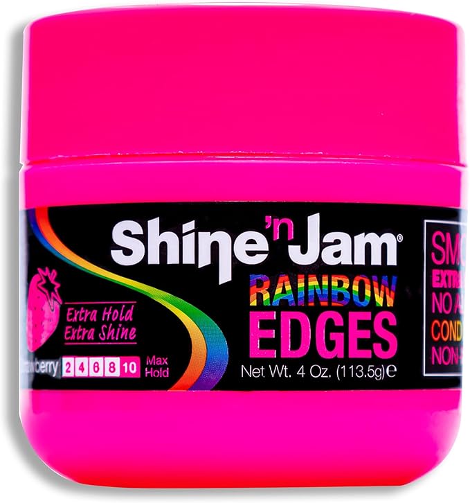 Ampro Shine n Jam Rainbow Edges Strawberry 4oz