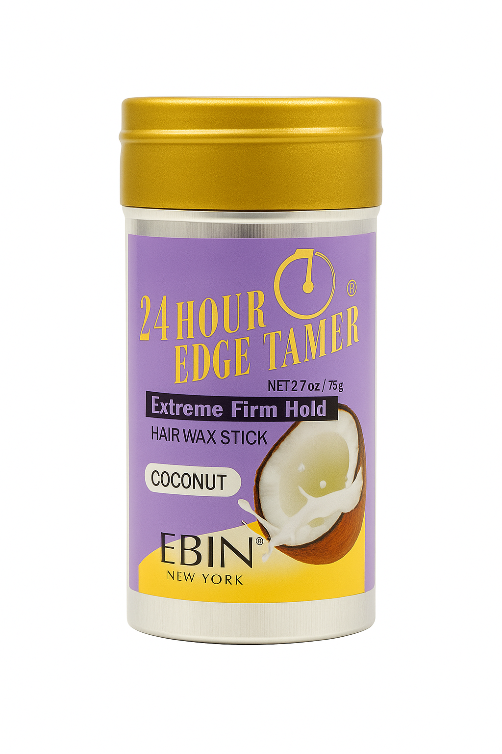 EBIN 24hr Edge Tamer Sleek Stick Coconut 75g