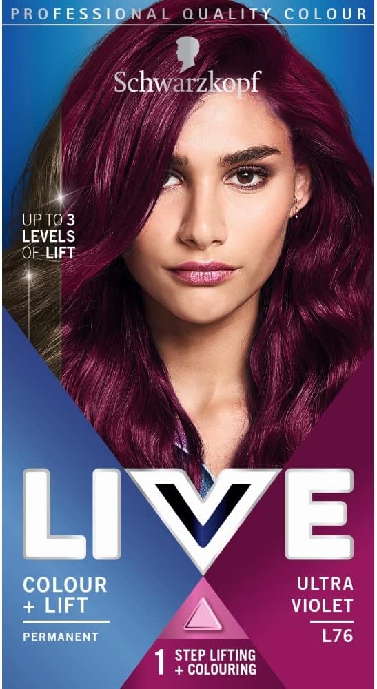 Schwarzkopf Live Colour + Lift - L76 Ultra Violet