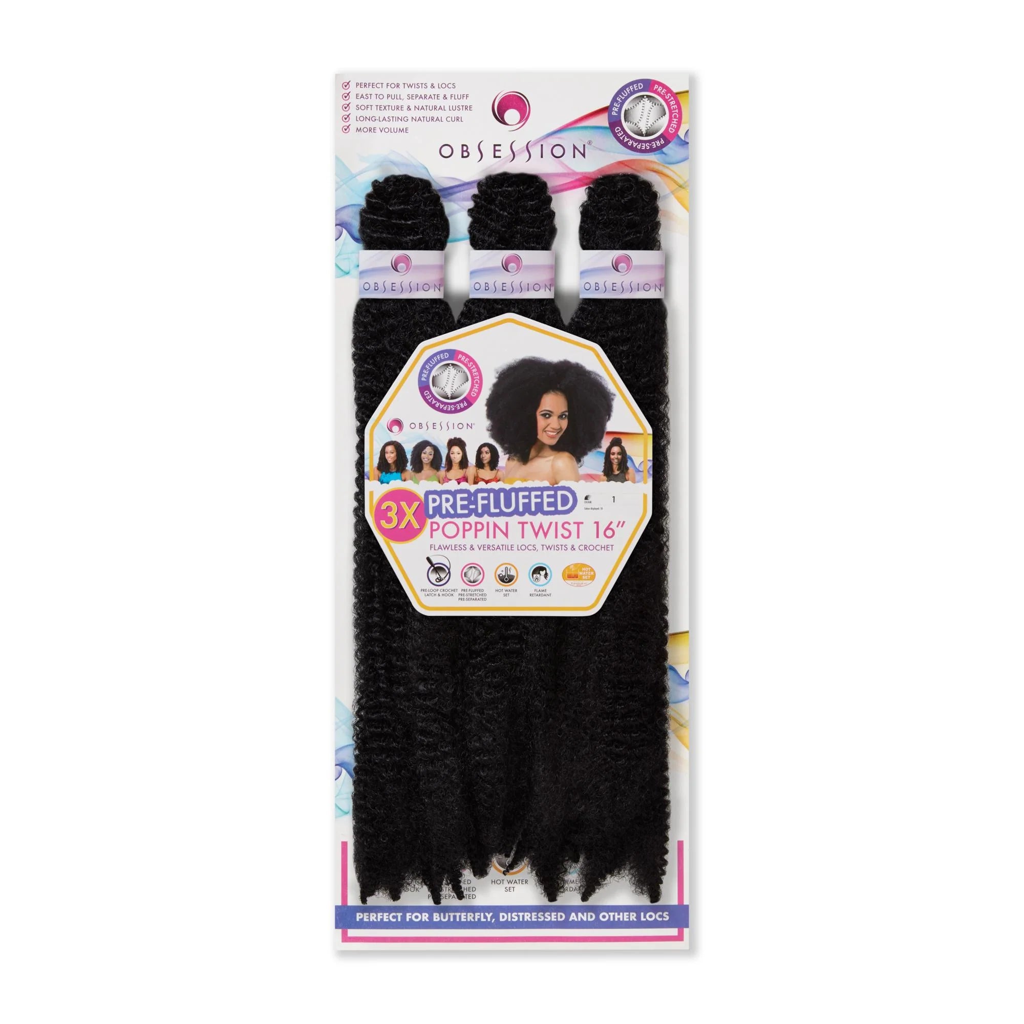 Obsession 3x Poppin Twist Bulk 16in