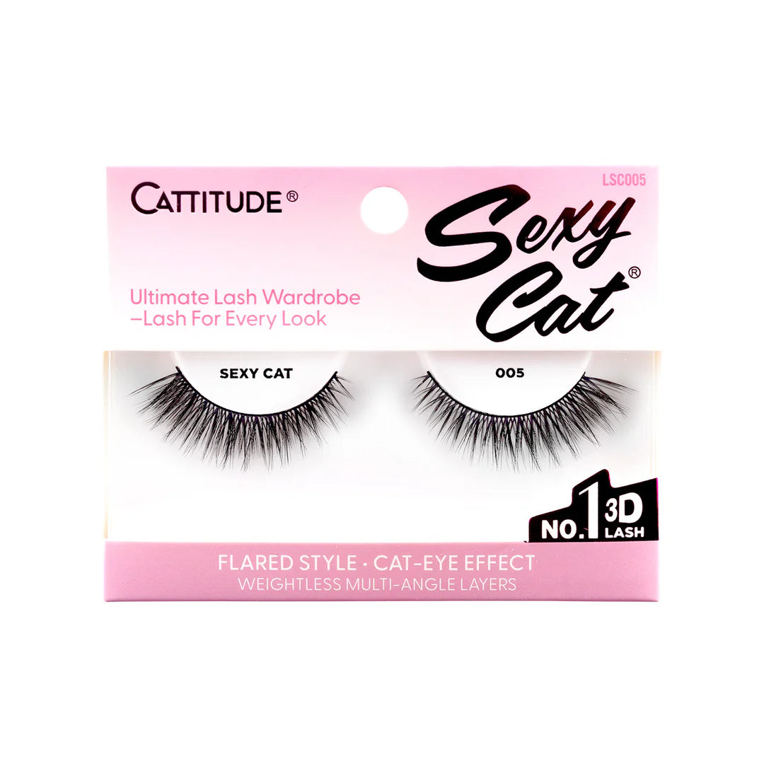 EBIN Cattitude Eyelashes - Sexy Cat 005