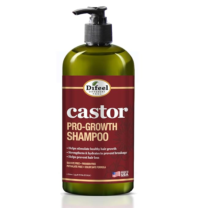 Difeel Castor Pro Growth Shampoo 12oz
