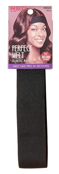 Red by Kiss Perfect Melt Wig Band 1 3/4in Black HWG06