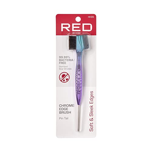 Red by Kiss Chrome Edge Brush Pin Tail HH05
