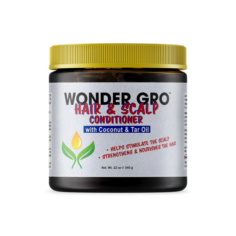 Wonder Gro Coconut Oil and Tar Conditioner 12oz