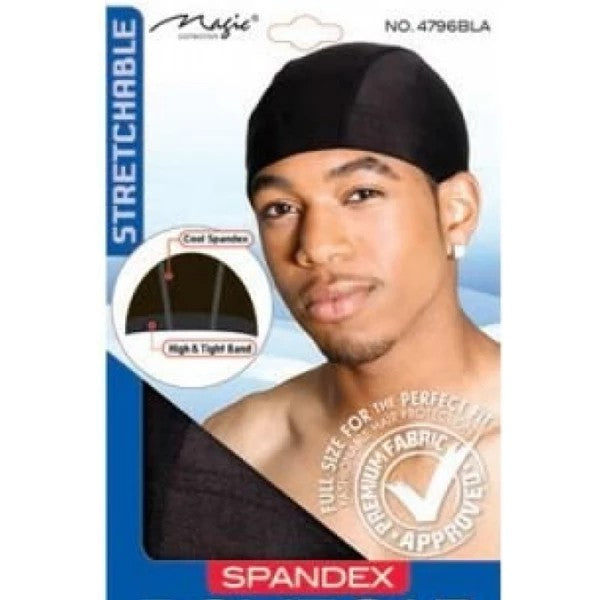 Magic Collection Spandex Dome Cap - 4796BLA