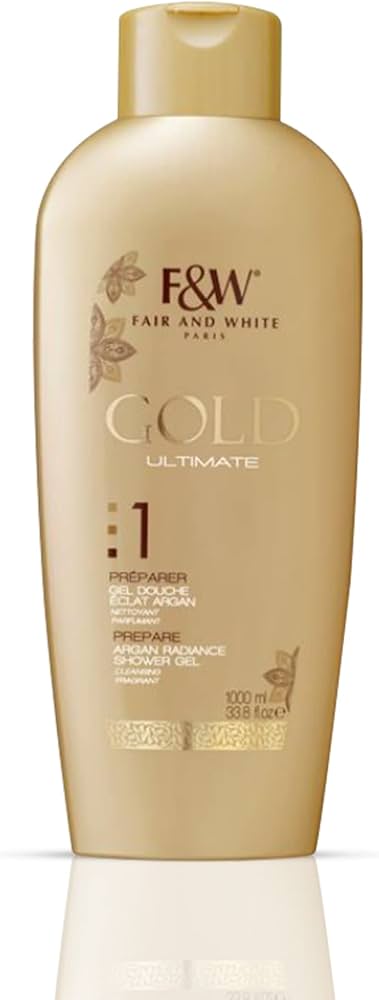 Fair and White Gold #1 Argan Radiance Shower Gel 1000ml