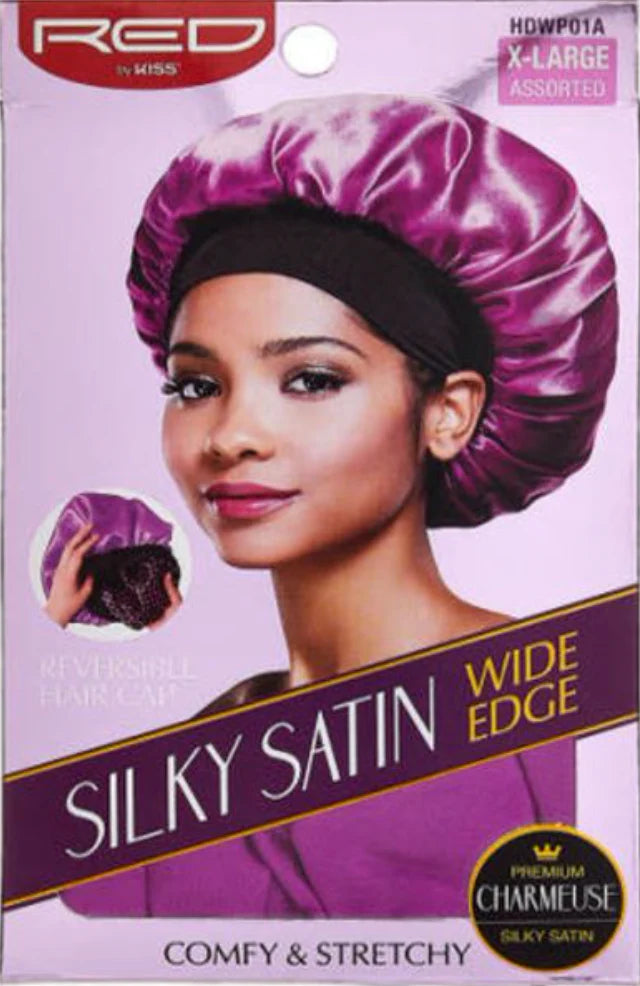 Red by Kiss Wide Edge Silky Satin Cap X Large Assorted HDWP01A