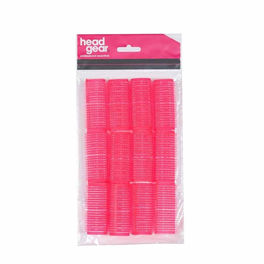 Head Gear Velco Rollers Pink 24mm