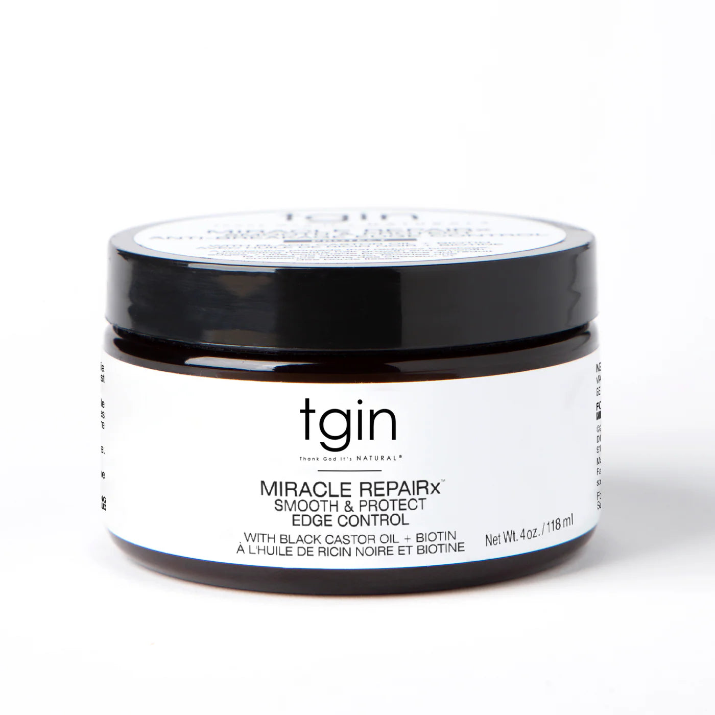 TGIN Miracle Repairx Smooth and Protect Edge Control 4oz