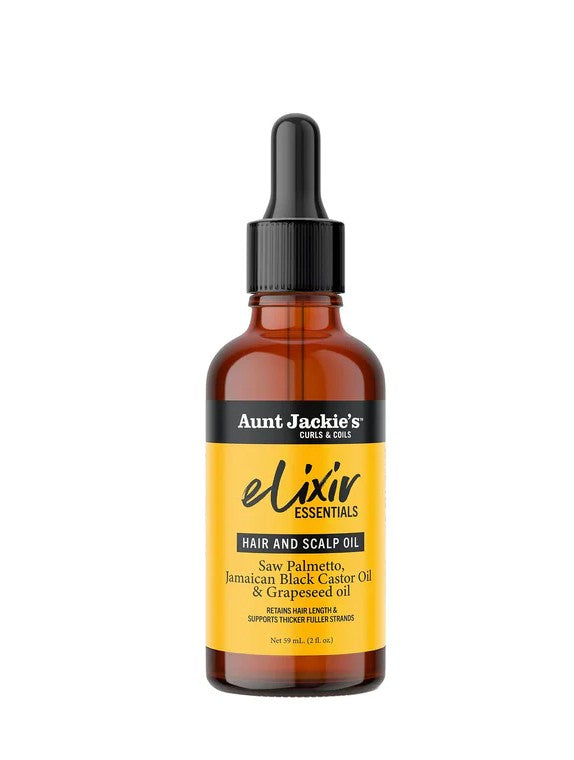 Aunt Jackies Elixir Saw Palmetto Black Castor and Grapeseed 2oz