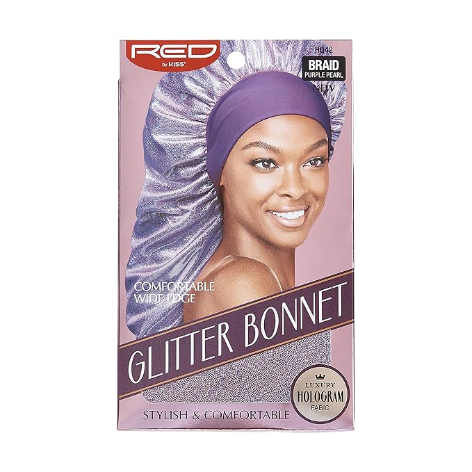Red by Kiss Glitter Braid Bonnet Purple Pearl HQ42