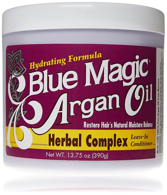 Blue Magic Argan Oil Herbal Complex Leave in Conditioner 13.75oz