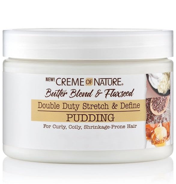 Creme of Nature Butter Blend Flaxseed Stretch and Define Pudding 11.5oz