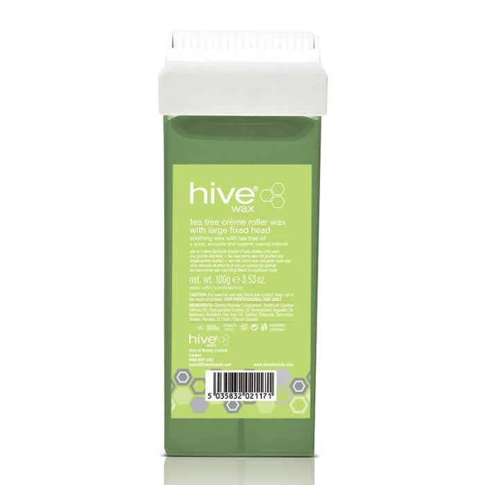 Hive Wax Tea Tree Creme Roller Wax Cartridge 100g