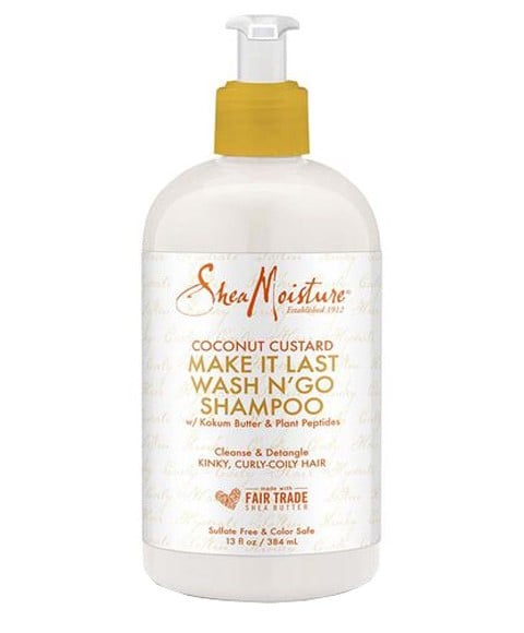 Shea Moisture Coconut Custard Wash n Go Shampoo 13oz