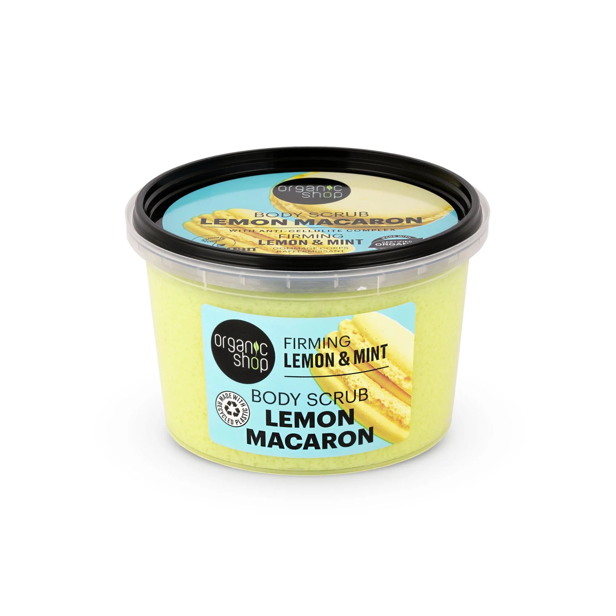 Organic Shop Lemon and Mint Firming Body Scrub 250ml