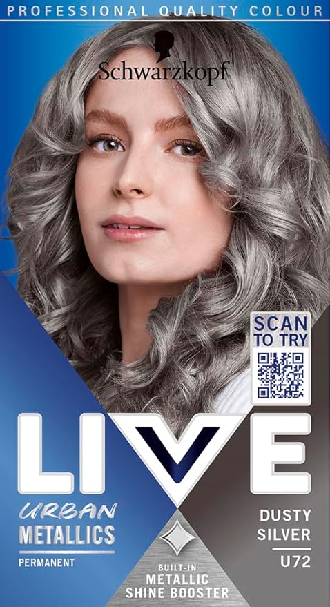 Schwarzkopf Live Urban Metallics - U72 Dusty Silver
