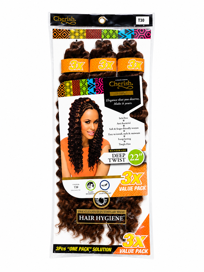 Cherish Deep Twist Bulk 22in 3x Value Pack