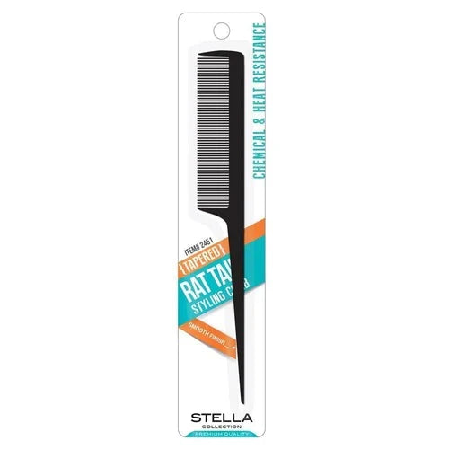 Stella Collection Tapered Rat Tail Comb - 2451