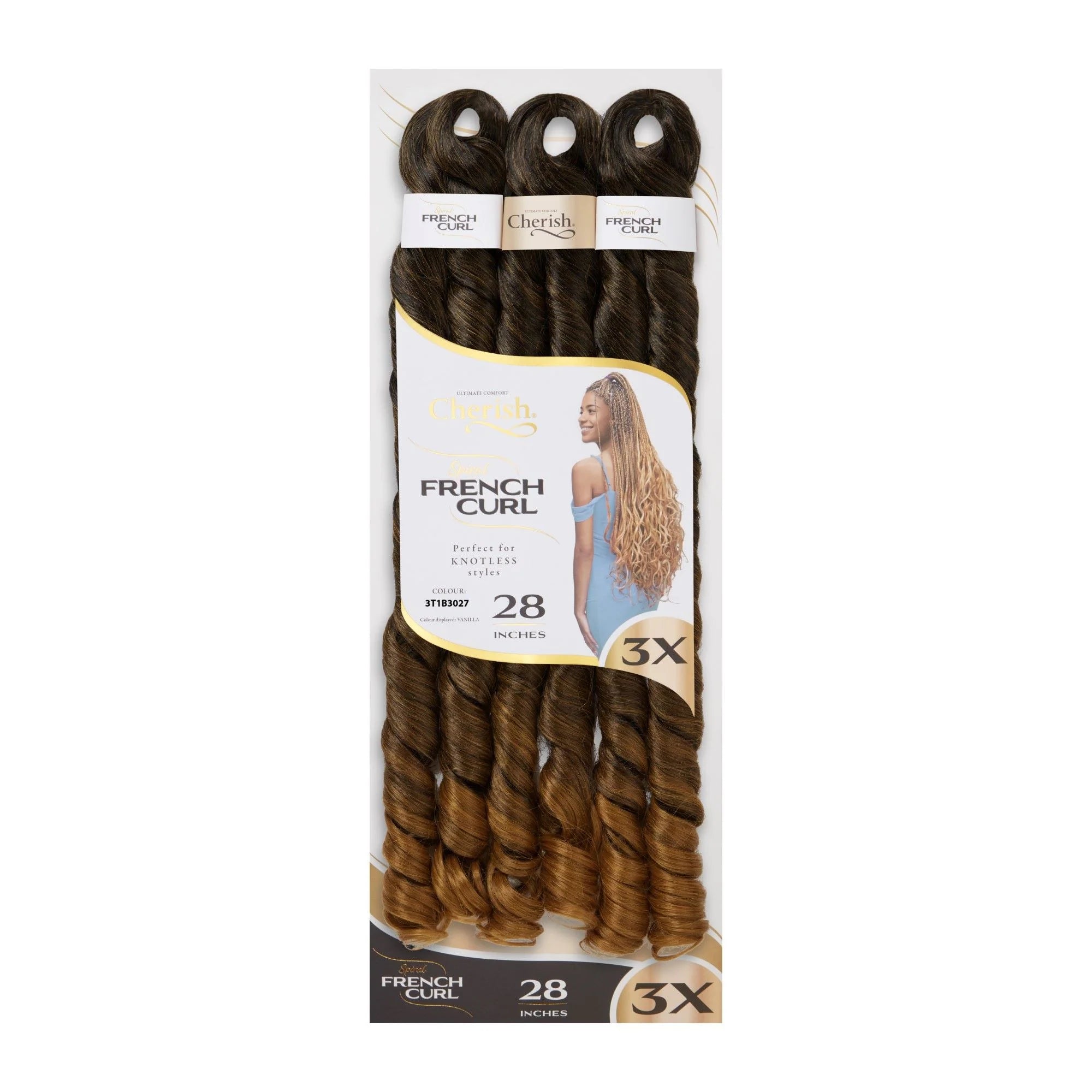 Cherish 3X Spiral French Curl Bulk 22in