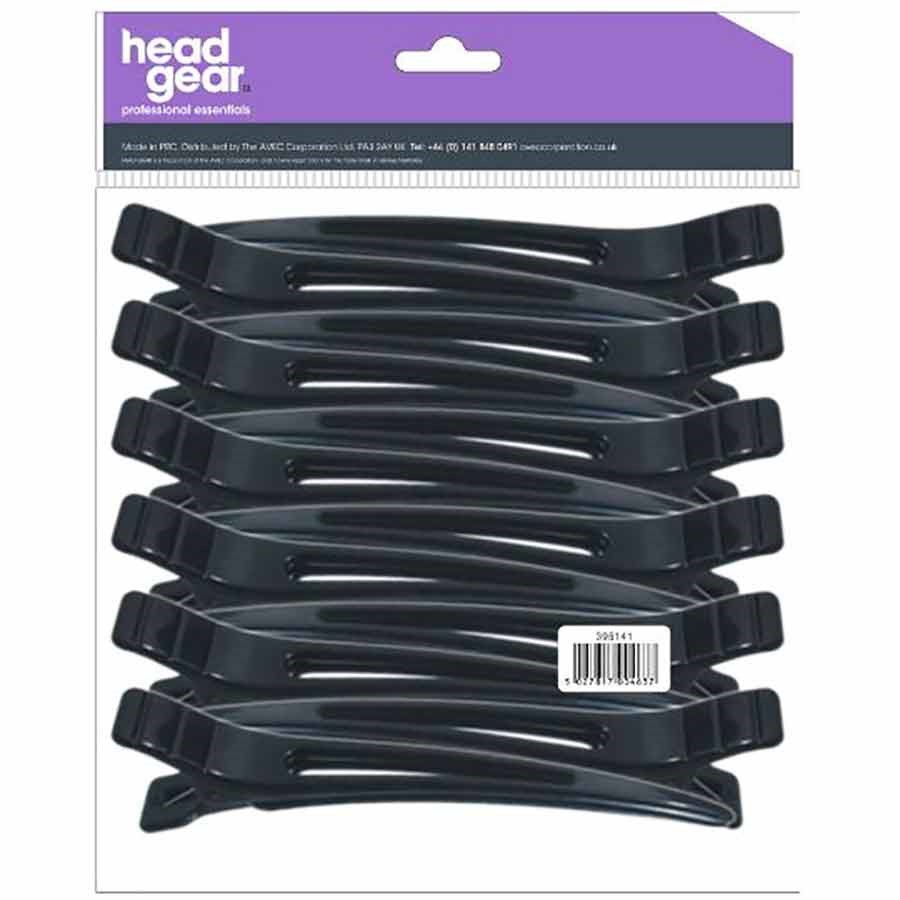 Head Gear Hair Clips Black