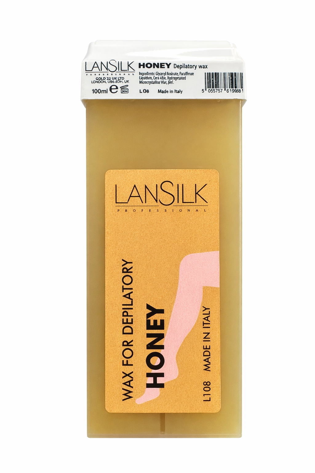 Lansilk Wax Cartridge - Honey 100ml