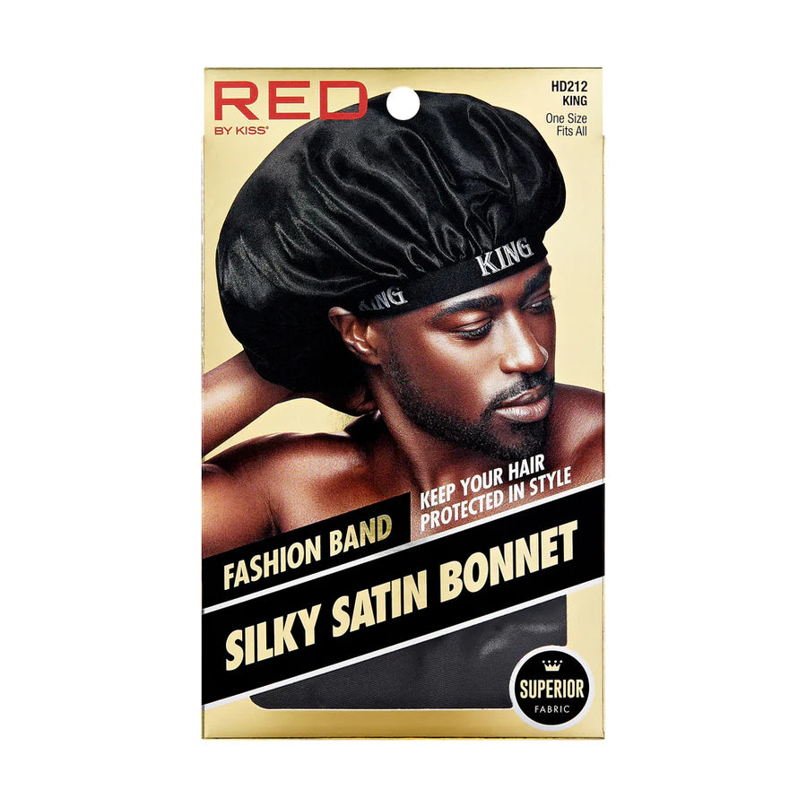 Red by Kiss Mens Silky Satin Bonnet King HD212