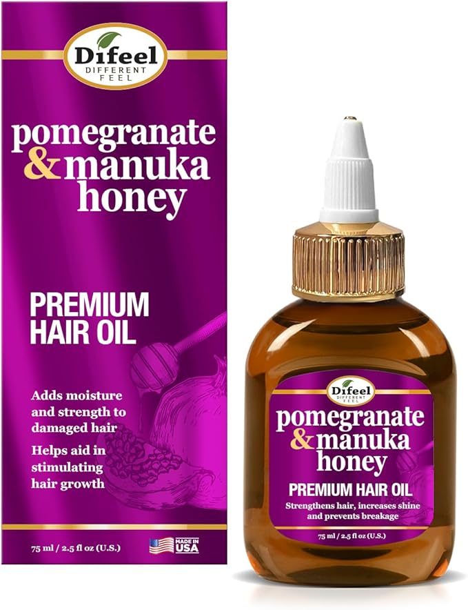 Difeel Pomegranate Manuka Honey Premium Hair Oil 2.5oz