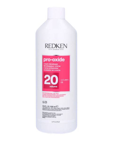 Redken Pro Oxide Cream Developer 6% 20vol 1000ml (33.8oz)