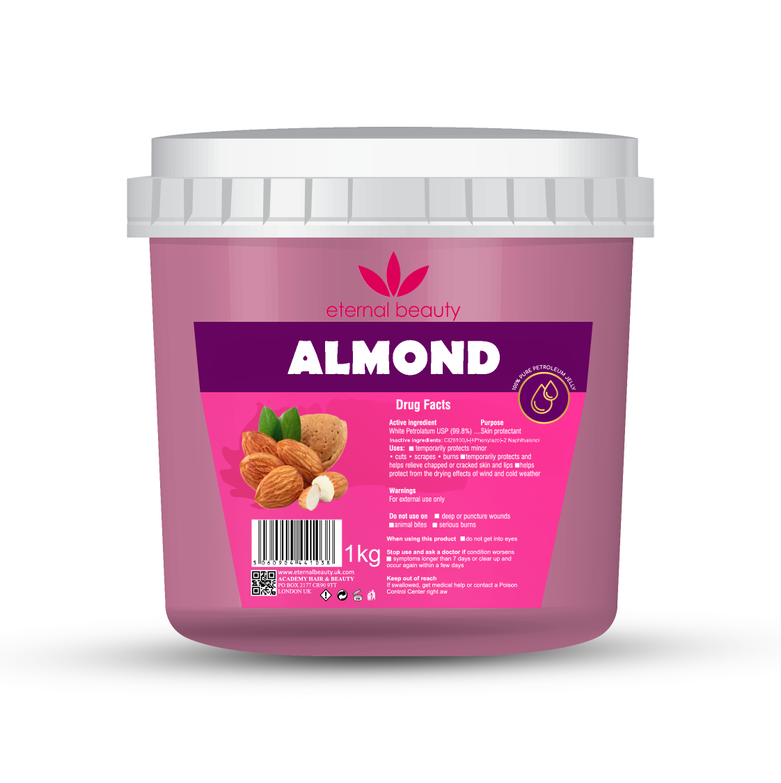 Eternal Beauty Petroleum Jelly - Almond 1Kg